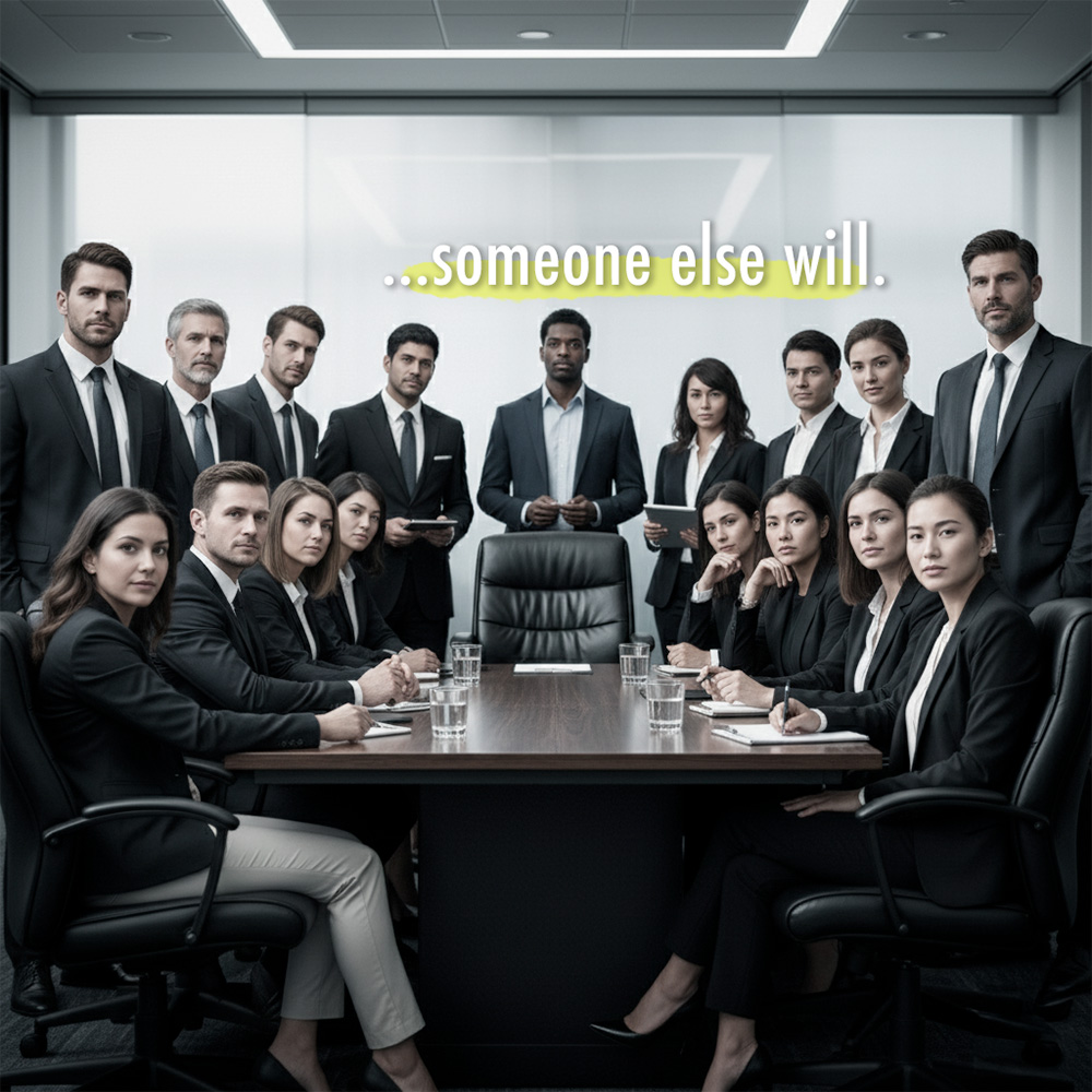 …someone else will.